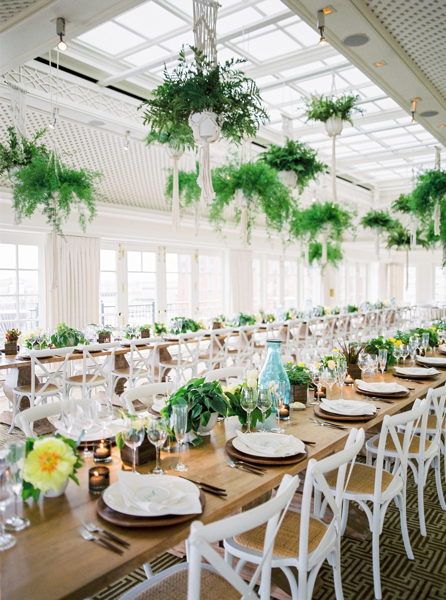 wedding ideas no tablecloths on reception tables inside wedding tables pictures